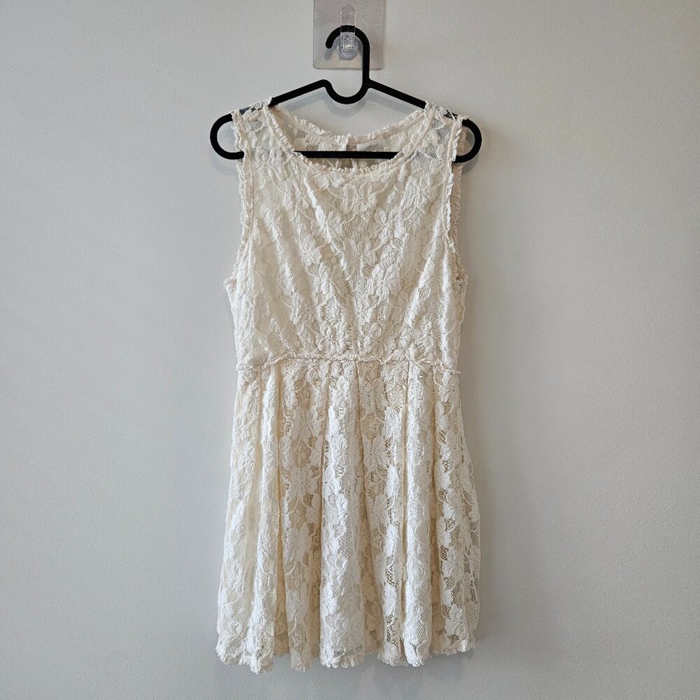 Aritzia Wilfred White Lace Dress Size 0